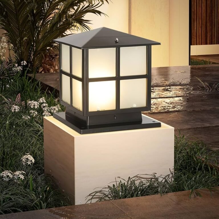 20 Inch Outdoor Post Lighting Modern LED Post Lights for Landscape Design