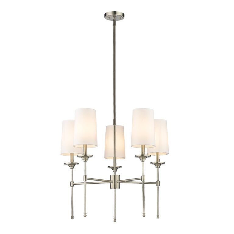 Emile 5-Light Chandelier: Elegant Statement Lighting for Modern Homes