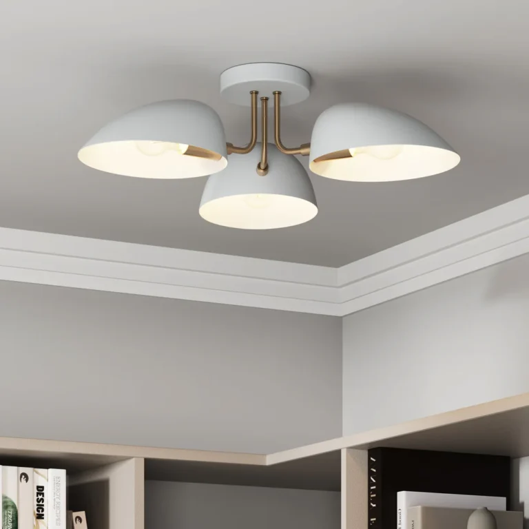 Nash Three Light Flush Mount Modern Ceiling Lighting Solutions