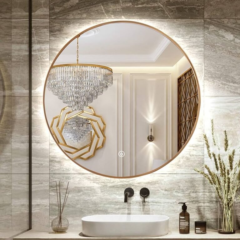 Cadre Round LED Mirror MREL Modern Illuminated Bathroom Design